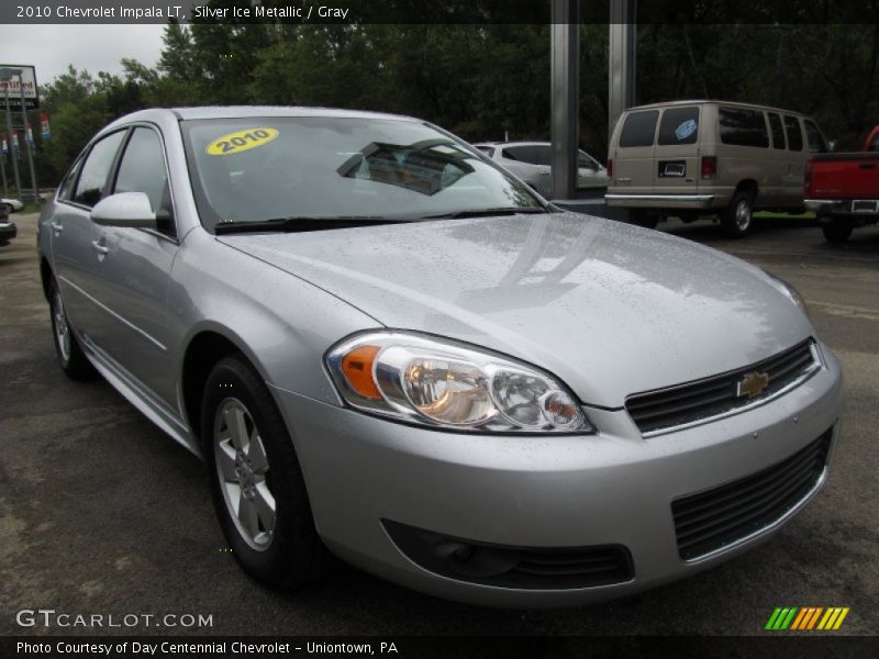 Silver Ice Metallic / Gray 2010 Chevrolet Impala LT