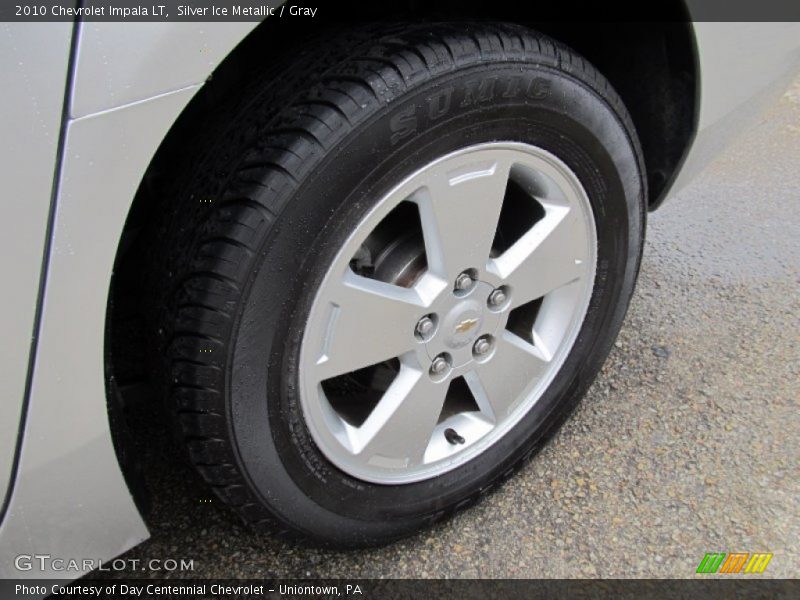 Silver Ice Metallic / Gray 2010 Chevrolet Impala LT