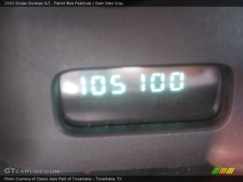 Patriot Blue Pearlcoat / Dark Slate Gray 2003 Dodge Durango SLT