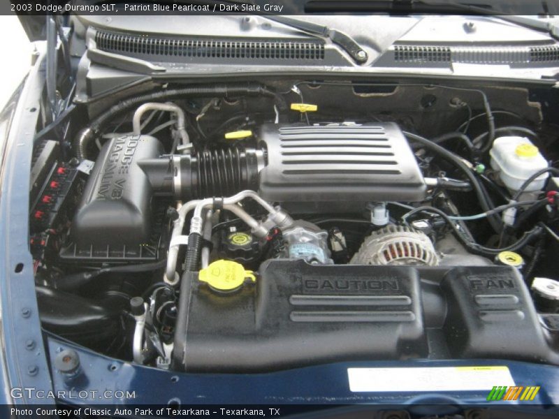 Patriot Blue Pearlcoat / Dark Slate Gray 2003 Dodge Durango SLT