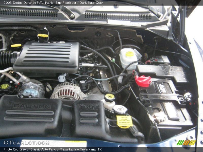 Patriot Blue Pearlcoat / Dark Slate Gray 2003 Dodge Durango SLT