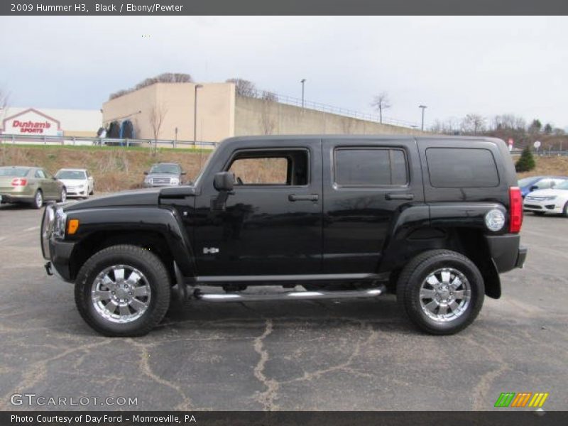 Black / Ebony/Pewter 2009 Hummer H3