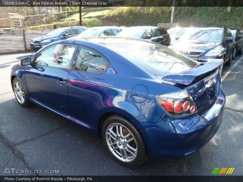 Blue Ribbon Metallic / Dark Charcoal Gray 2008 Scion tC
