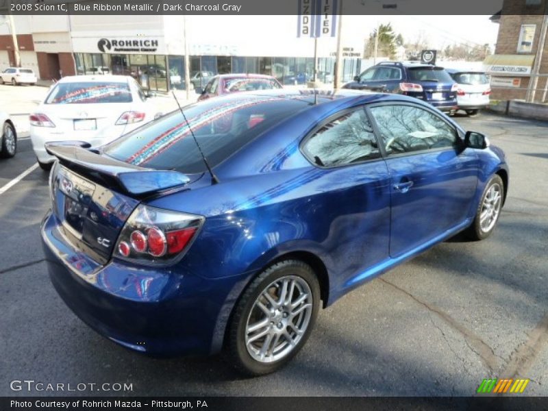 Blue Ribbon Metallic / Dark Charcoal Gray 2008 Scion tC