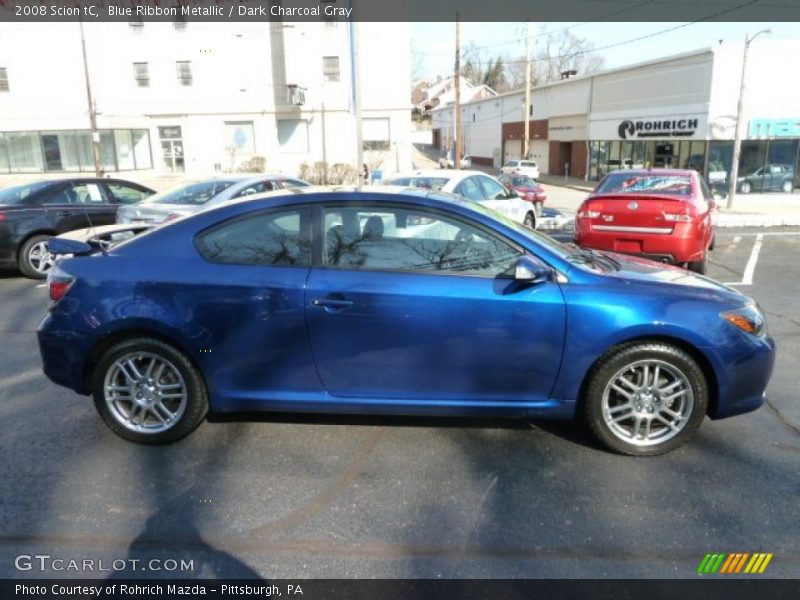 Blue Ribbon Metallic / Dark Charcoal Gray 2008 Scion tC