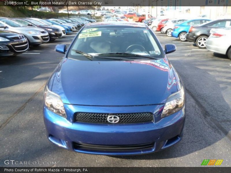 Blue Ribbon Metallic / Dark Charcoal Gray 2008 Scion tC