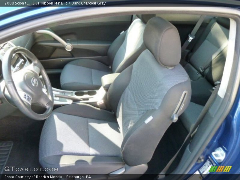 Blue Ribbon Metallic / Dark Charcoal Gray 2008 Scion tC