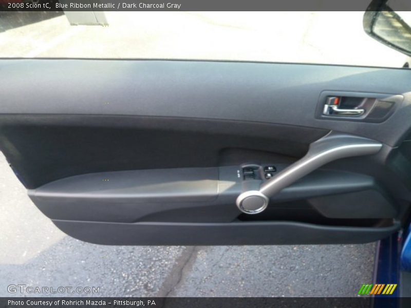 Blue Ribbon Metallic / Dark Charcoal Gray 2008 Scion tC