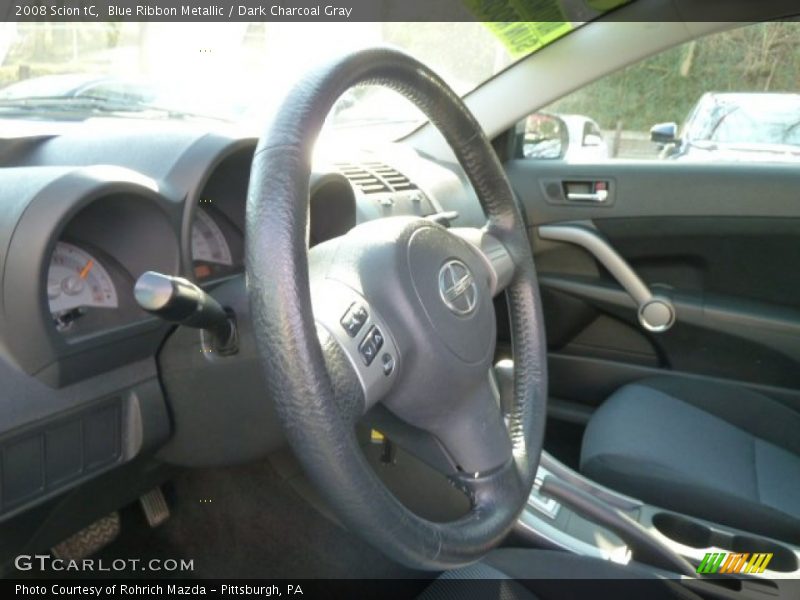 Blue Ribbon Metallic / Dark Charcoal Gray 2008 Scion tC