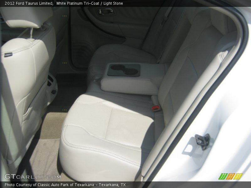 White Platinum Tri-Coat / Light Stone 2012 Ford Taurus Limited