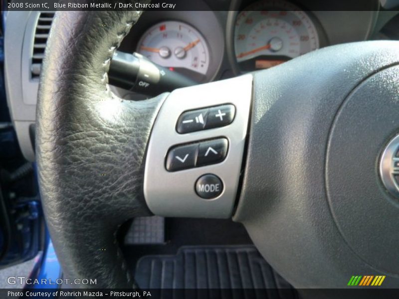 Blue Ribbon Metallic / Dark Charcoal Gray 2008 Scion tC