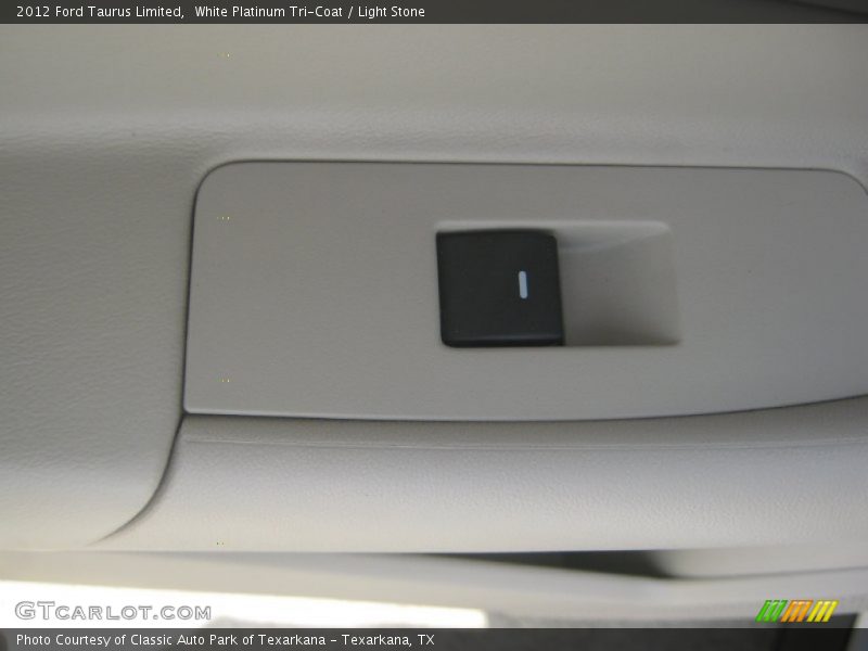 White Platinum Tri-Coat / Light Stone 2012 Ford Taurus Limited