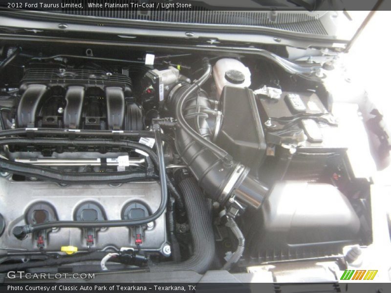White Platinum Tri-Coat / Light Stone 2012 Ford Taurus Limited