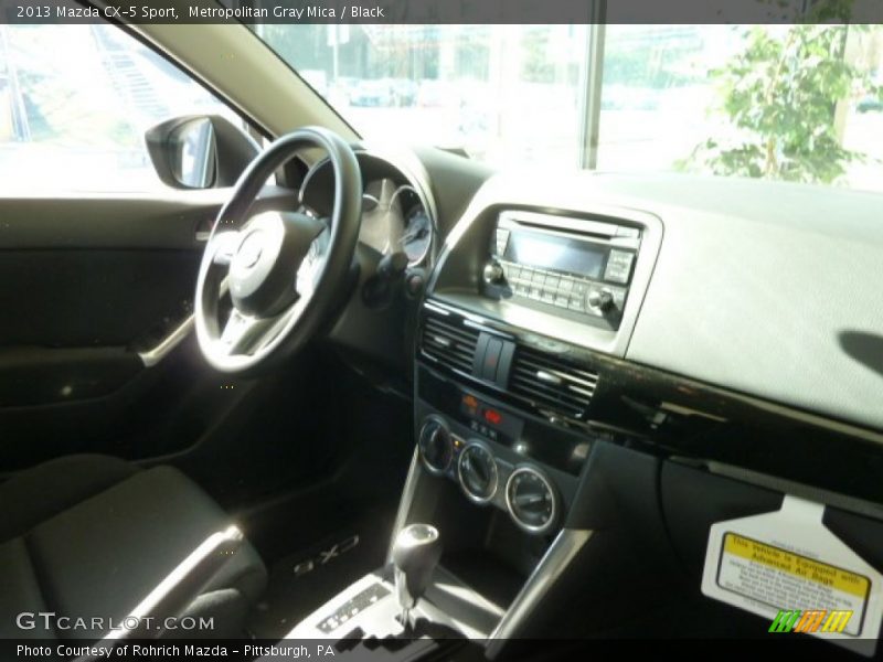 Metropolitan Gray Mica / Black 2013 Mazda CX-5 Sport