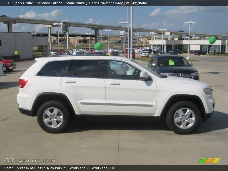 Stone White / Dark Graystone/Medium Graystone 2012 Jeep Grand Cherokee Laredo