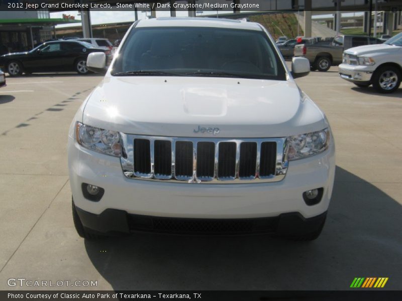 Stone White / Dark Graystone/Medium Graystone 2012 Jeep Grand Cherokee Laredo