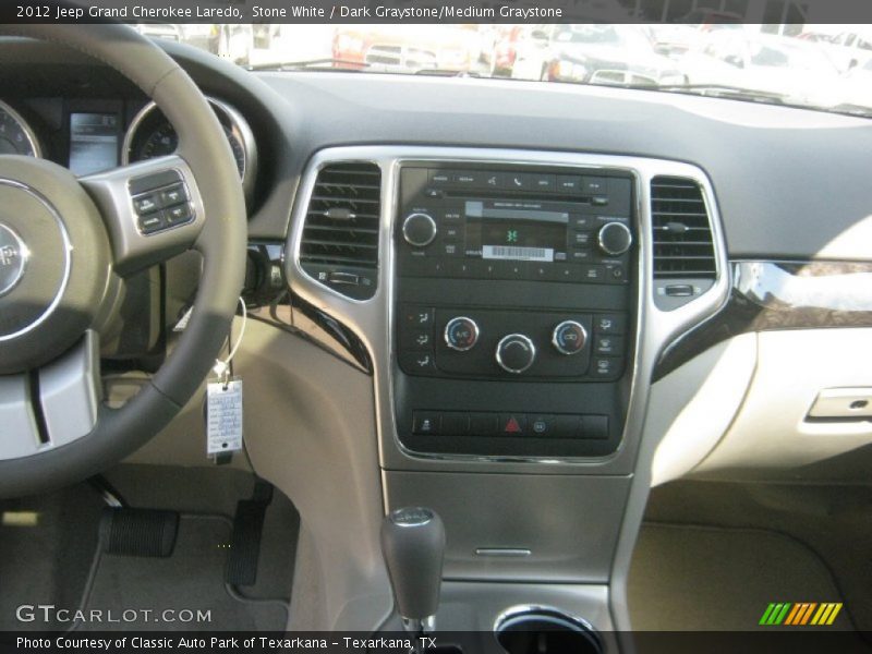 Stone White / Dark Graystone/Medium Graystone 2012 Jeep Grand Cherokee Laredo