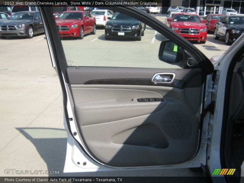 Stone White / Dark Graystone/Medium Graystone 2012 Jeep Grand Cherokee Laredo
