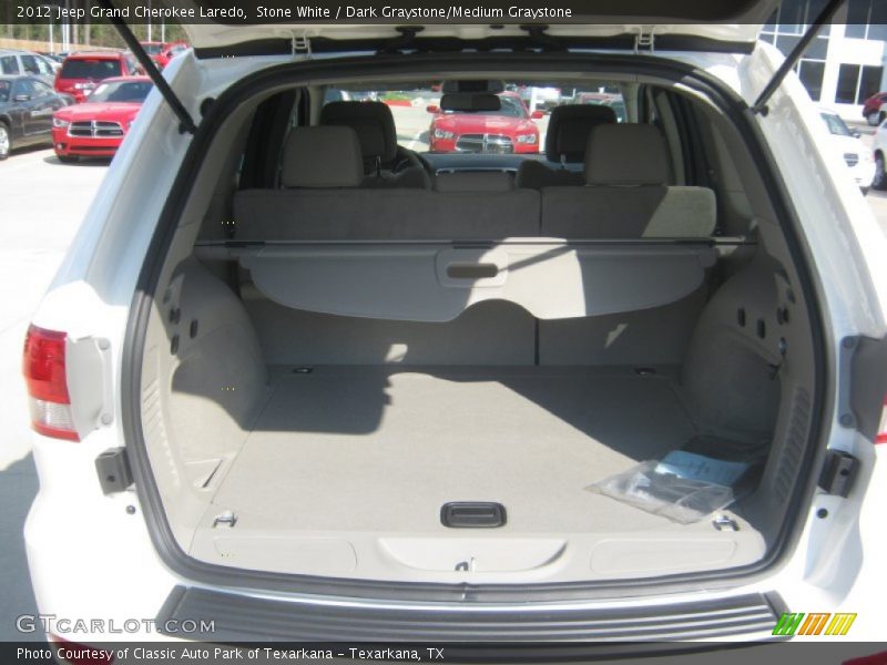 Stone White / Dark Graystone/Medium Graystone 2012 Jeep Grand Cherokee Laredo
