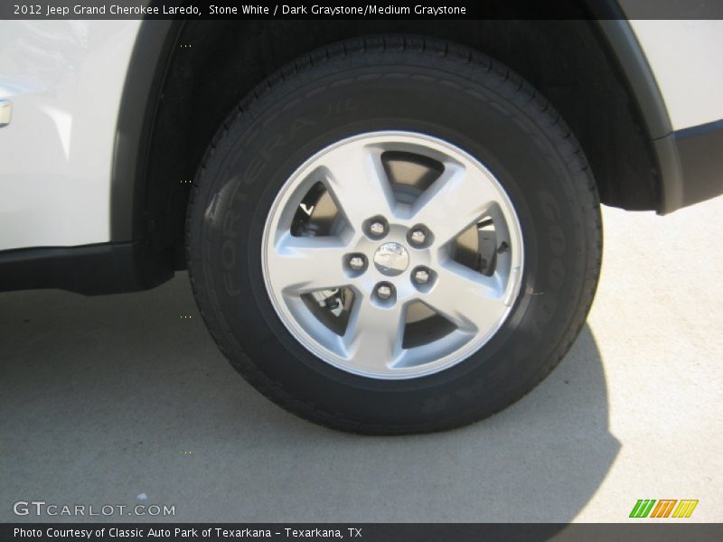 Stone White / Dark Graystone/Medium Graystone 2012 Jeep Grand Cherokee Laredo
