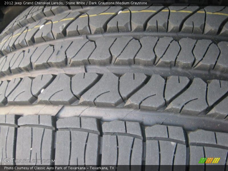 Stone White / Dark Graystone/Medium Graystone 2012 Jeep Grand Cherokee Laredo
