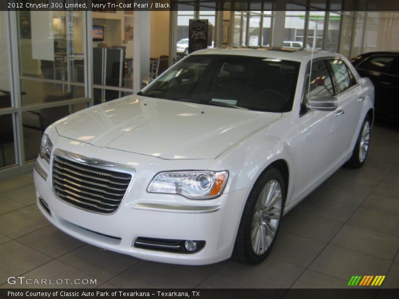 Ivory Tri-Coat Pearl / Black 2012 Chrysler 300 Limited