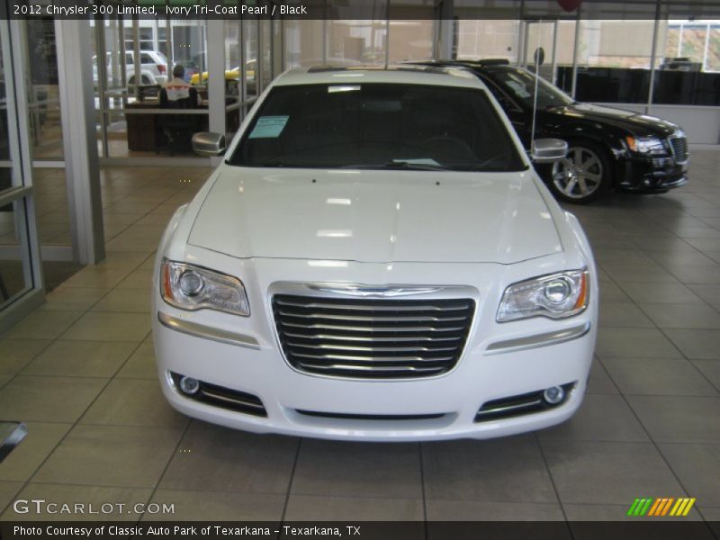 Ivory Tri-Coat Pearl / Black 2012 Chrysler 300 Limited