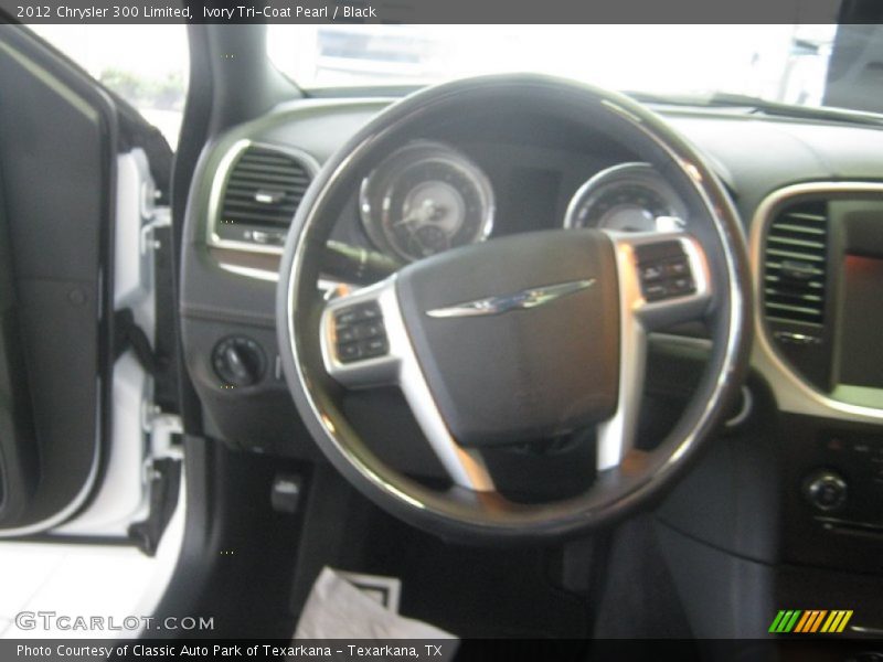 Ivory Tri-Coat Pearl / Black 2012 Chrysler 300 Limited