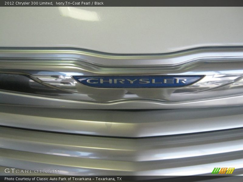 Ivory Tri-Coat Pearl / Black 2012 Chrysler 300 Limited