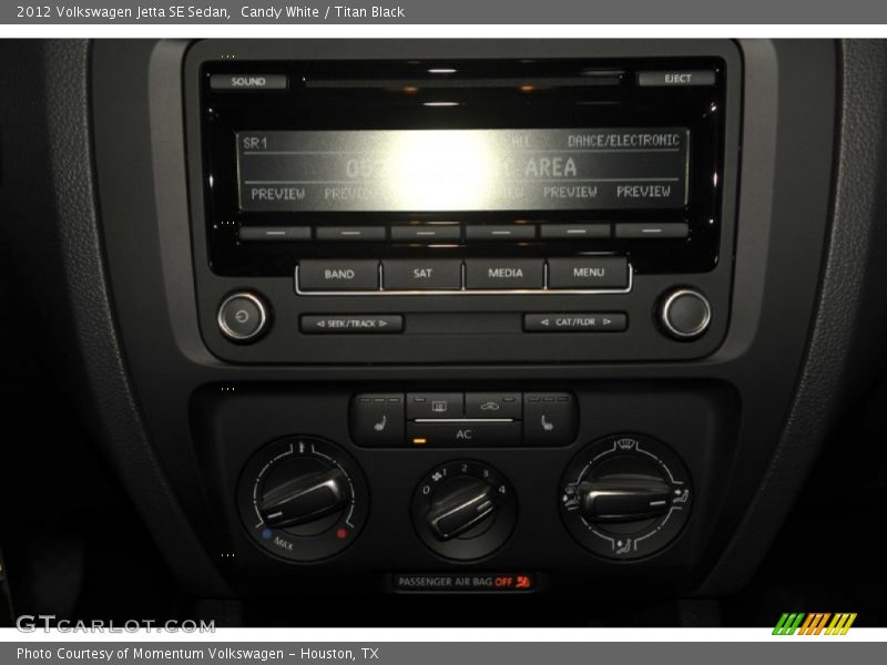 Candy White / Titan Black 2012 Volkswagen Jetta SE Sedan
