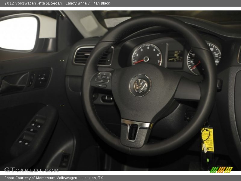 Candy White / Titan Black 2012 Volkswagen Jetta SE Sedan