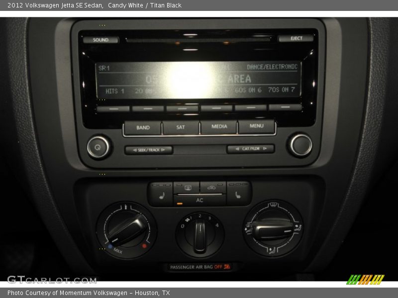 Candy White / Titan Black 2012 Volkswagen Jetta SE Sedan