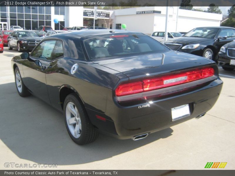 Pitch Black / Dark Slate Gray 2012 Dodge Challenger SXT