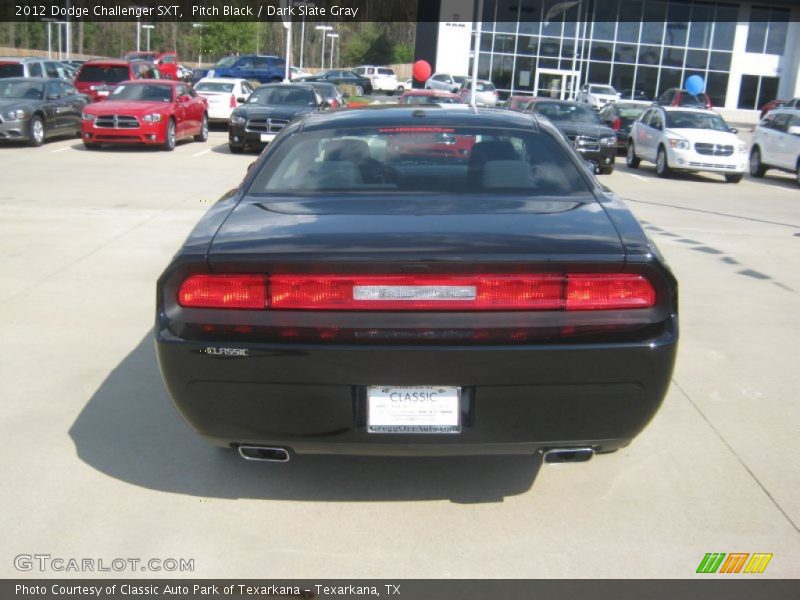 Pitch Black / Dark Slate Gray 2012 Dodge Challenger SXT