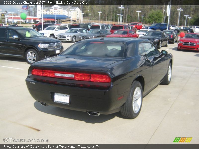 Pitch Black / Dark Slate Gray 2012 Dodge Challenger SXT