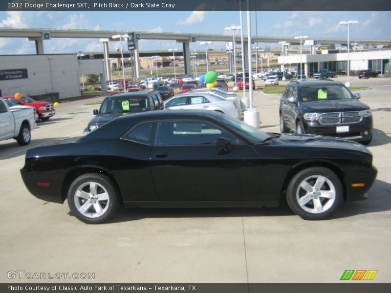 Pitch Black / Dark Slate Gray 2012 Dodge Challenger SXT