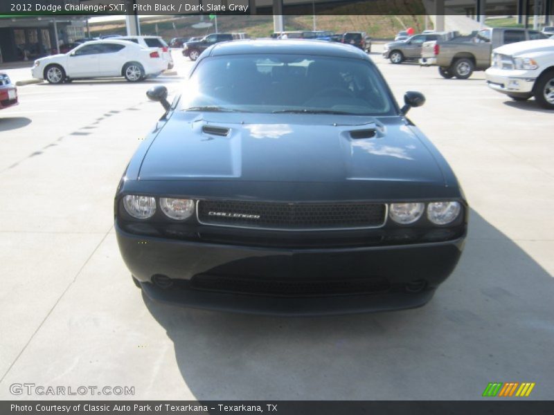 Pitch Black / Dark Slate Gray 2012 Dodge Challenger SXT