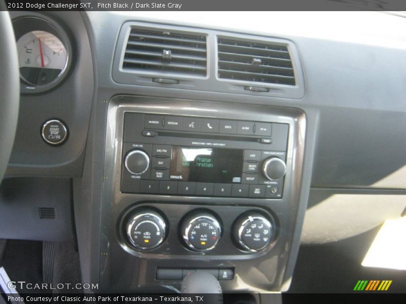 Pitch Black / Dark Slate Gray 2012 Dodge Challenger SXT