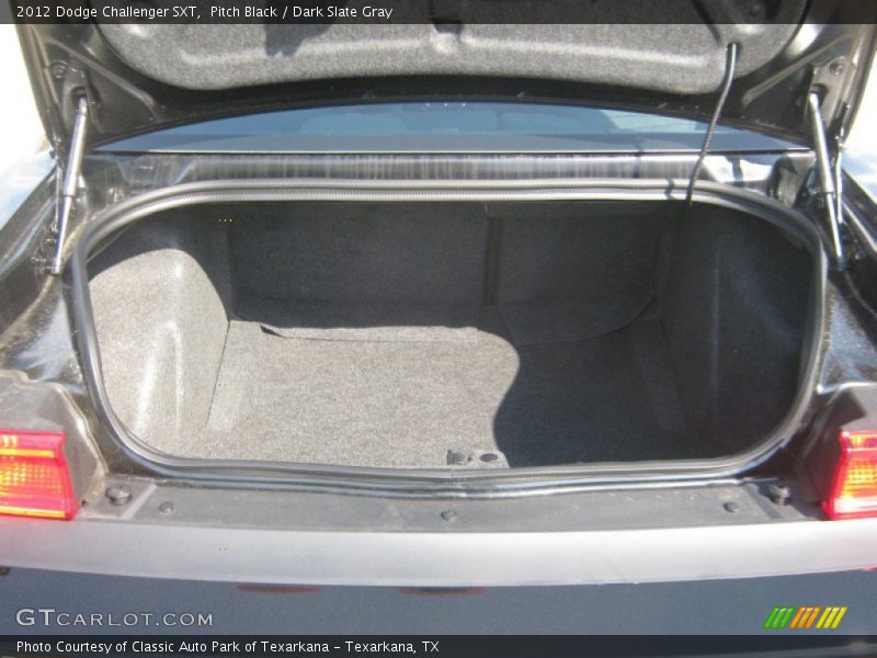 Pitch Black / Dark Slate Gray 2012 Dodge Challenger SXT