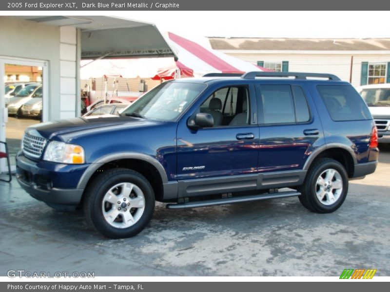 Dark Blue Pearl Metallic / Graphite 2005 Ford Explorer XLT