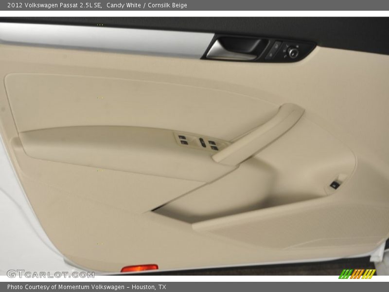 Candy White / Cornsilk Beige 2012 Volkswagen Passat 2.5L SE