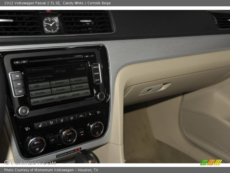 Candy White / Cornsilk Beige 2012 Volkswagen Passat 2.5L SE