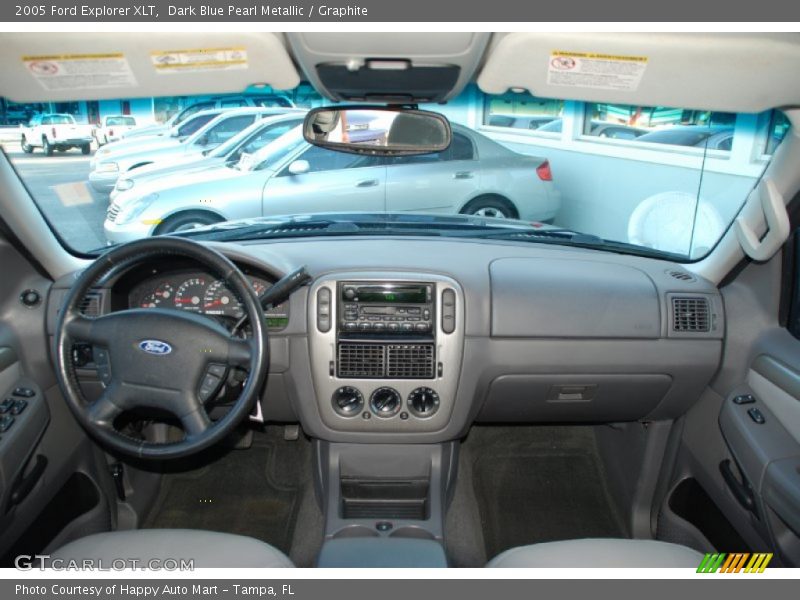 Dark Blue Pearl Metallic / Graphite 2005 Ford Explorer XLT