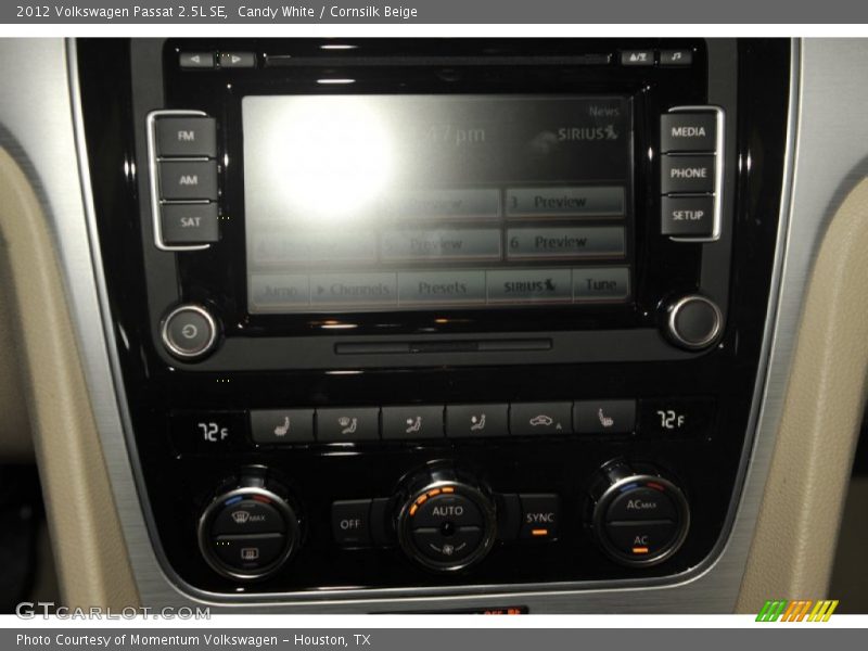 Candy White / Cornsilk Beige 2012 Volkswagen Passat 2.5L SE