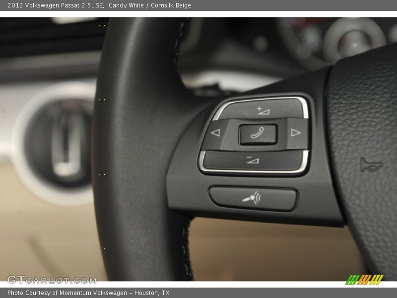Candy White / Cornsilk Beige 2012 Volkswagen Passat 2.5L SE