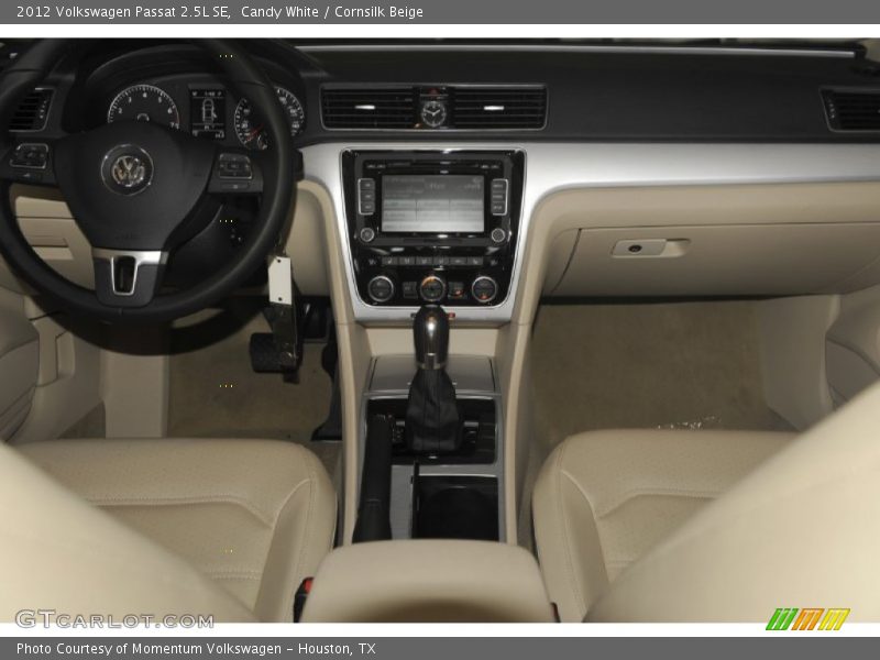 Candy White / Cornsilk Beige 2012 Volkswagen Passat 2.5L SE