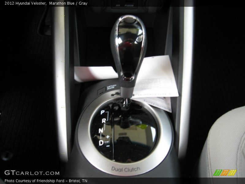 Marathon Blue / Gray 2012 Hyundai Veloster