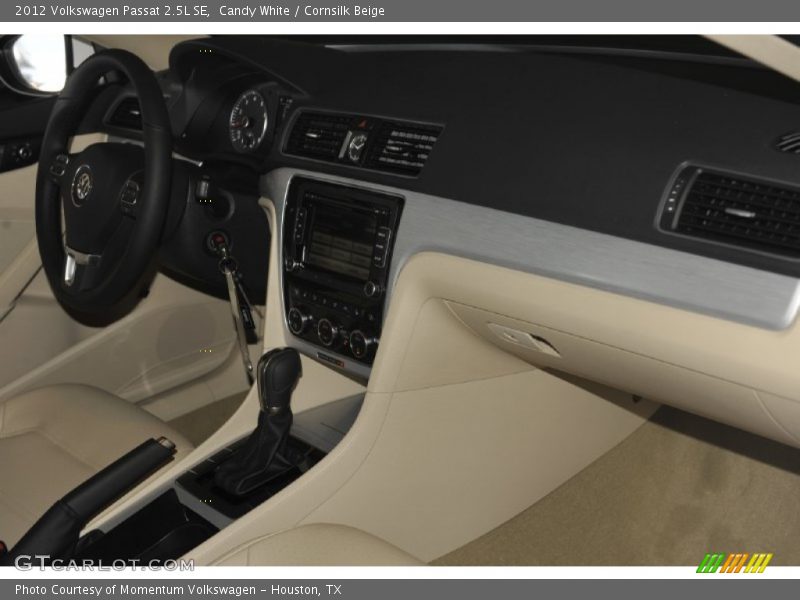Candy White / Cornsilk Beige 2012 Volkswagen Passat 2.5L SE