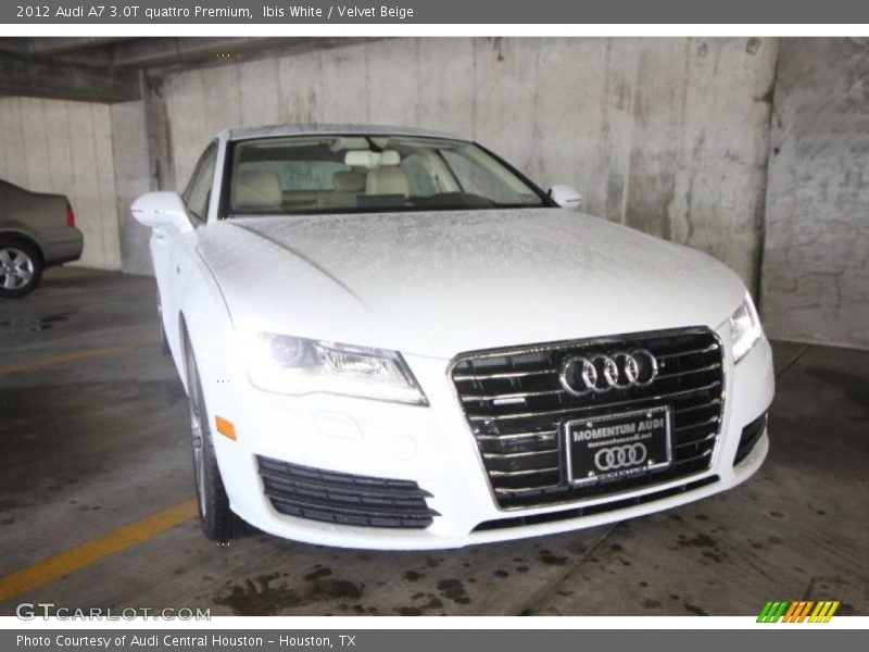 Ibis White / Velvet Beige 2012 Audi A7 3.0T quattro Premium