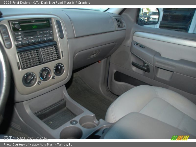 Dark Blue Pearl Metallic / Graphite 2005 Ford Explorer XLT